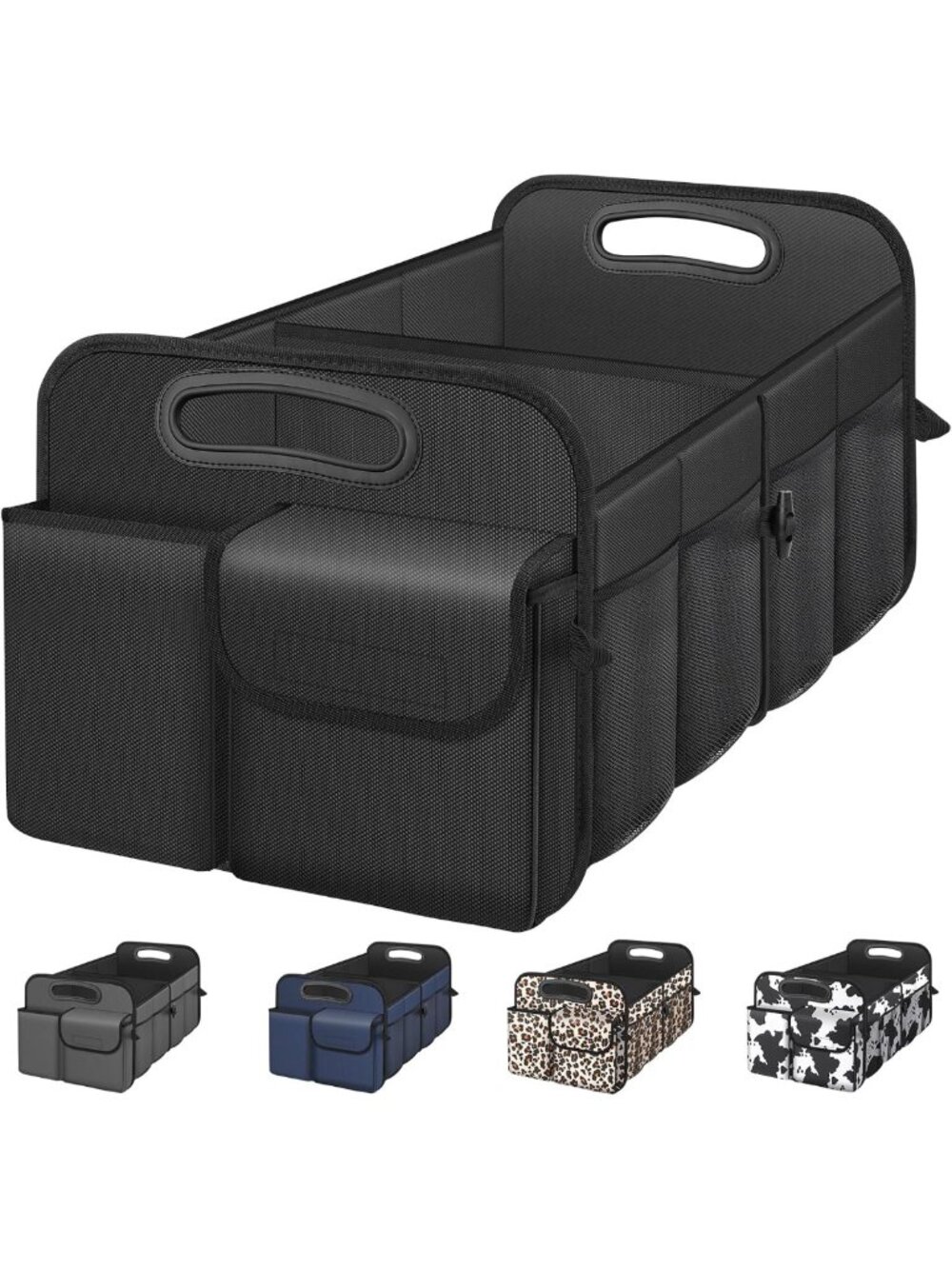 Collapsible Car Trunk Organizer - Versatile Storage for SUV, Jeep & Sedan